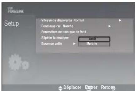 SAMSUNG LE46B550A5WQU - Répéter la musique: - 1