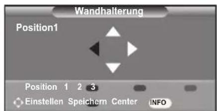 SAMSUNG LE46B550A5WQU - Abspeichern der Position - 1