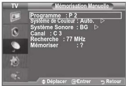 SAMSUNG LE46B550A5WQU - Mode Canal - 2