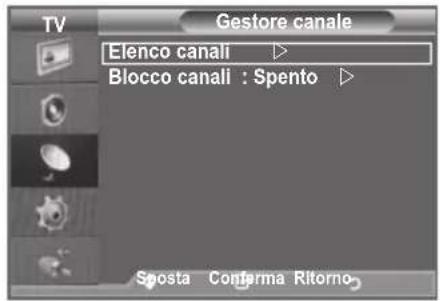 SAMSUNG LE46B550A5WQU - Aggiunta / Blocco di canali - 2