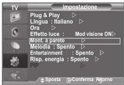SAMSUNG LE46B550A5WQU - Visualizzazione del menu - 1