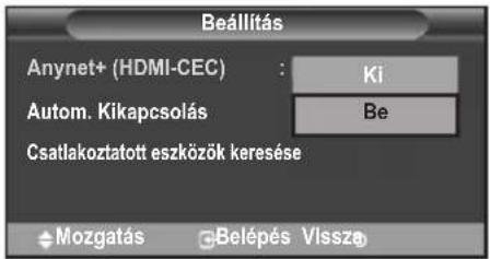 SAMSUNG LE46B550A5WQU - Az Anynet+ funkció használata - 3