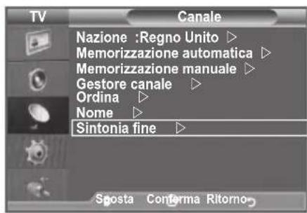 SAMSUNG LE46B550A5WQU - Sintonia fine dei canali - 1