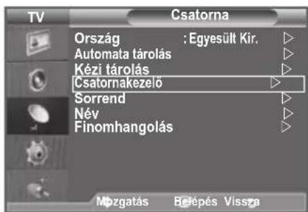 SAMSUNG LE46B550A5WQU - Csatornák hozzaadása - 1