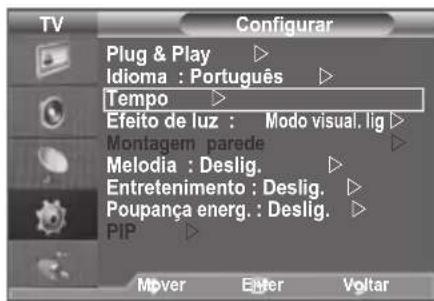 SAMSUNG LE46B550A5WQU - Ligar e desligar o televisor automaticamente - 1