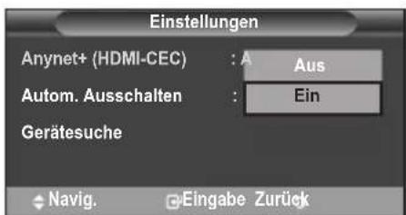 SAMSUNG LE46B550A5WQU - Verwenden der Anynet+-Funktionen - 3