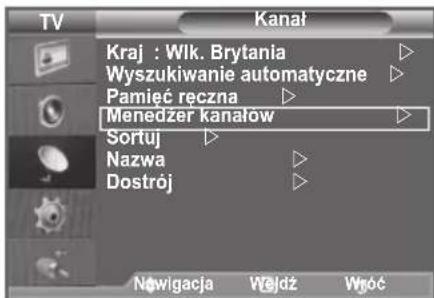 SAMSUNG LE46B550A5WQU - Dodawanie i blokowanie kanalów - 1
