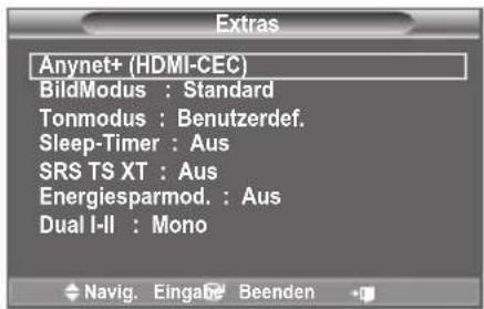 SAMSUNG LE46B550A5WQU - Verwenden der Anynet+-Funktionen - 1