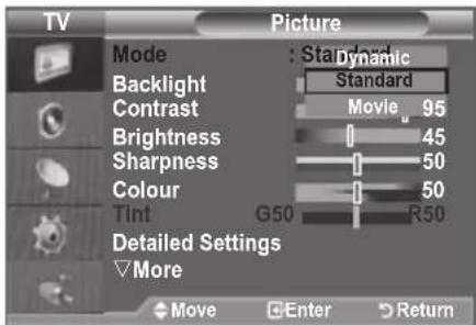 SAMSUNG LE46B550A5WQU - Spremembaslikovega standarda - 3