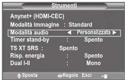 SAMSUNG LE46B550A5WQU - Impostazioni rapide - 2