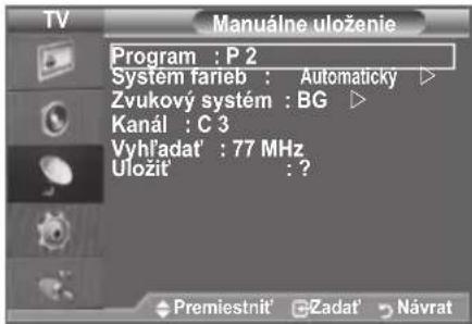 SAMSUNG LE46B550A5WQU - Automatické ukladanie kanálov - 2
