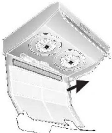 SIEMENS LU12022 - Desmontar e montar o filtro de feltro: - 2