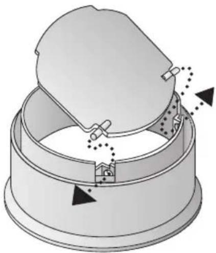 SIEMENS LU17152 - Fitting the one-way flap: - 1