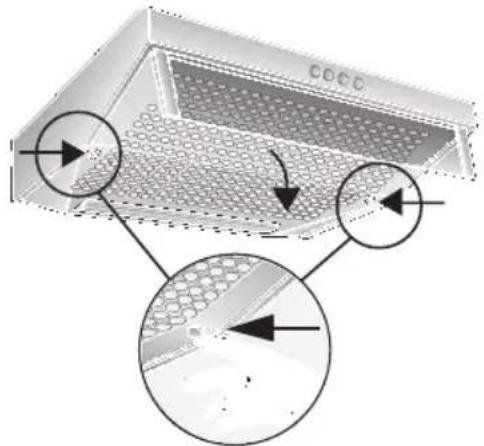 SIEMENS LU17152 - Aus- und Einbau den Vlies-Fettfilters: - 1
