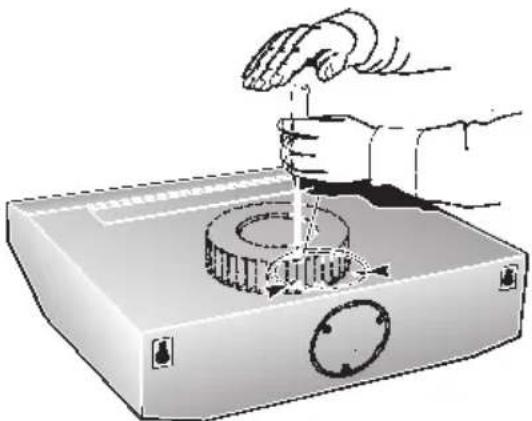 SIEMENS LU10122 - Fitting the one-way flap: - 2