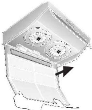 SIEMENS LU10122 - Removing and installing the metal filter: - 2