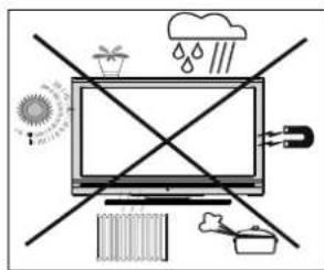 SALORA LCD 3231 DVX - Waarschuwing - 1