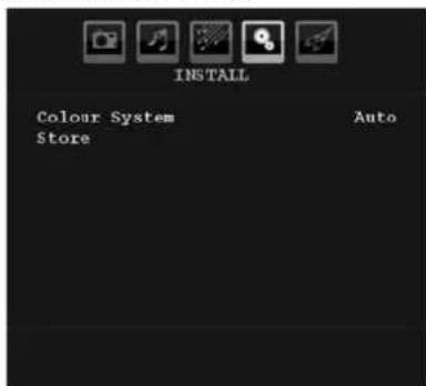 SALORA LCD 3231 DVX - Install Menu in AV Modes - 1