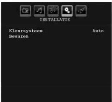 SALORA LCD 3231 DVX - Installatiemenu in AV Modi - 1