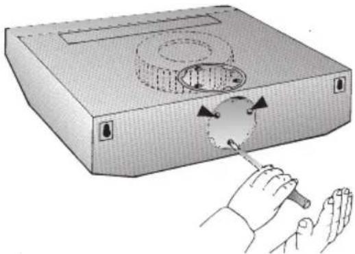 SIEMENS LU10122EU - Exhaust air towards the rear: - 1