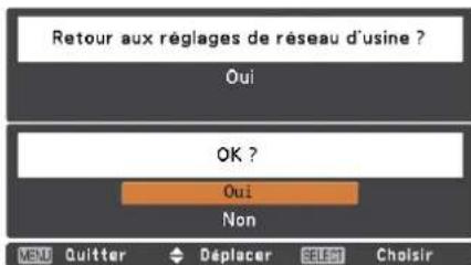 SANYO PLCXU301A - Réglages de réseau d'usine - 5
