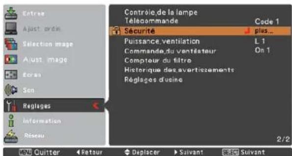 SANYO PLCXU301A - Verrouillage - 3