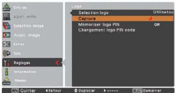 SANYO PLCXU301A - Verrouillage logo par code PIN - 1