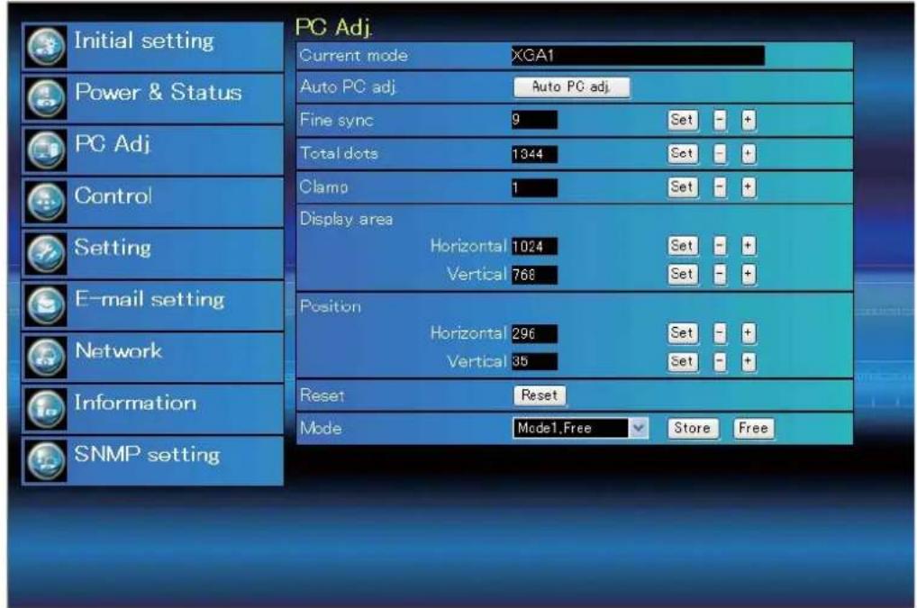 SANYO PLCXU301A - Réglage de l'ordinateur - 1