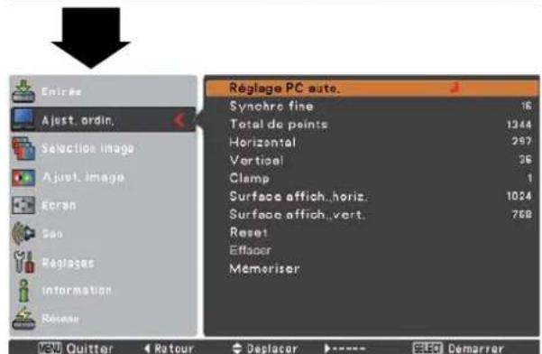 SANYO PLCXU301A - Surface affich.vert. - 2