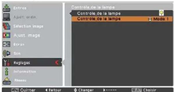 SANYO PLCXU301A - Pour changer le code de la télécommande: - 5