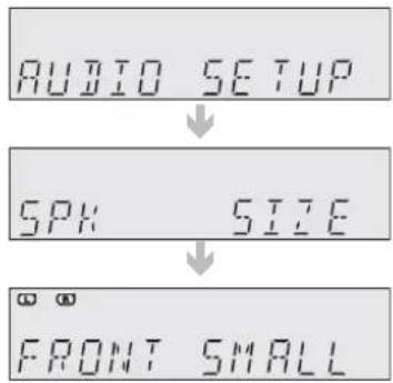 SAMSUNG HWC560S - RÉGLAGE DE LA TAILLE DES ENCEINTES - 1