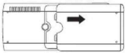 SAPPHIRE MiniProjector 101 - Inserimento della batteria - 1