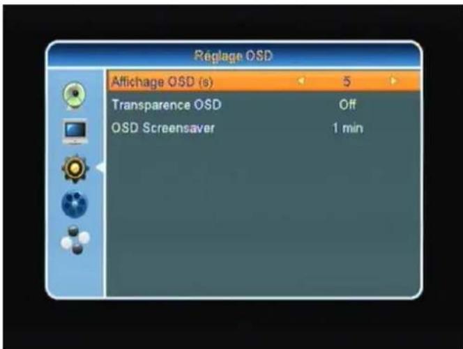 SetOne EasyOne SHD 4U - Réglage OSD - 1