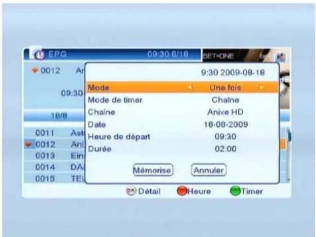 SetOne EasyOne SHD 4U - EPG (Guide des programmes électroniques = Electronic Program Guide) - 8