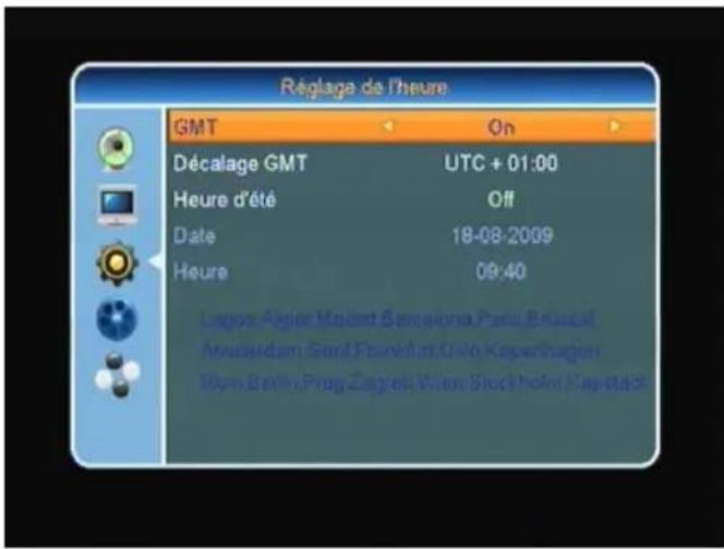 SetOne EasyOne SHD 4U - Réglage de l'heure locale - 1