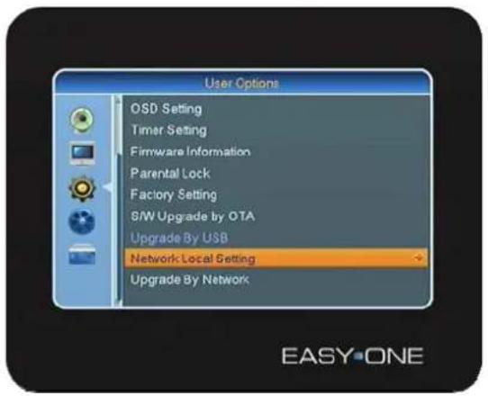 SetOne EasyOne SHD 4U - Network Local Setting - 1