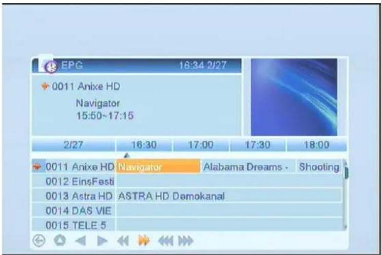 SetOne EasyOne SHD 4U - EPG (Electronic Program Guide) - 2