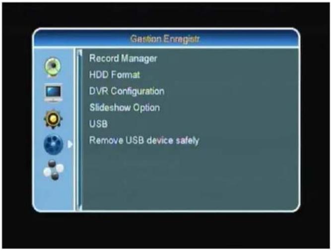SetOne EasyOne SHD 4U - Options de l'enregistrement(PVR) - 1