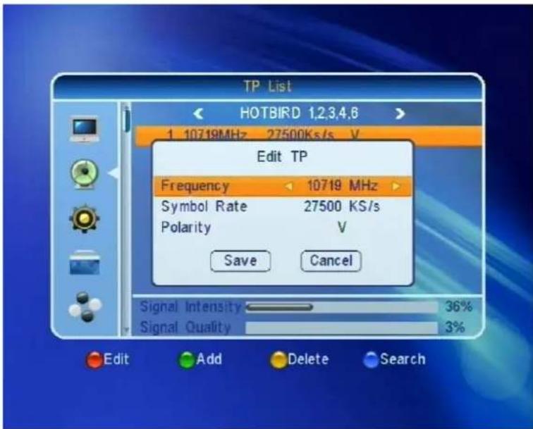 SetOne EasyOne SHD 4U - TP-List - 2