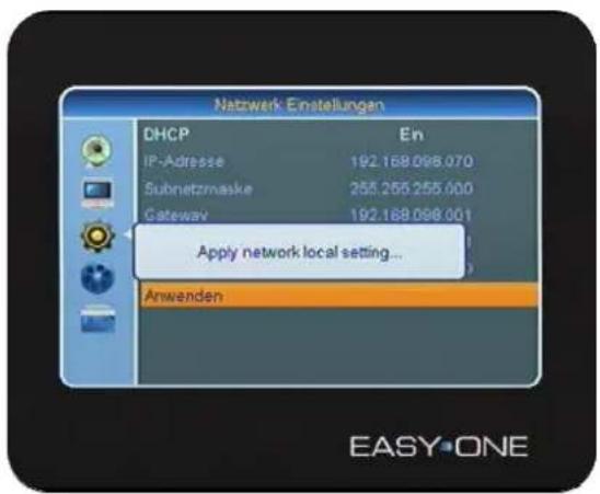 SetOne EasyOne SHD 4U - Netzwerk Einstellungen - 3