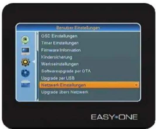 SetOne EasyOne SHD 4U - Netzwerk Einstellungen - 1