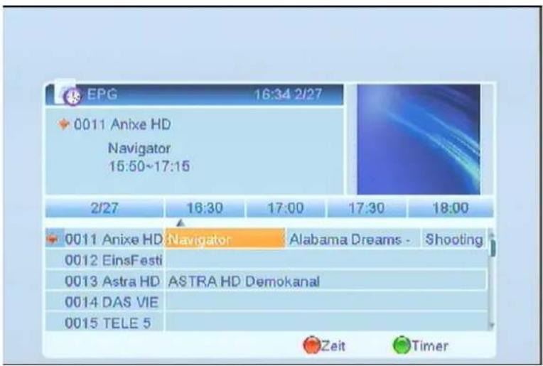 SetOne EasyOne SHD 4U - EPG (Electronic Program Guide) - 1