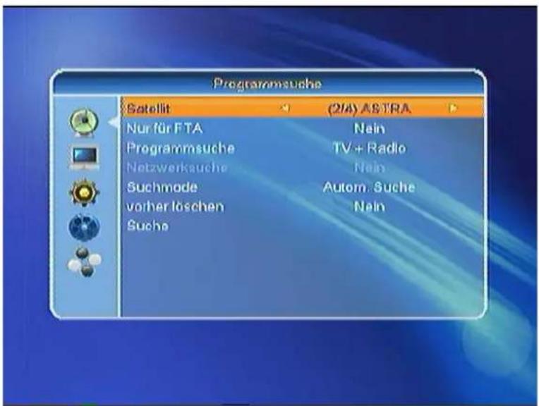 SetOne EasyOne SHD 4U - Programmsuche - 1