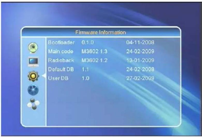 SetOne EasyOne SHD 4U - Firmware Information - 1