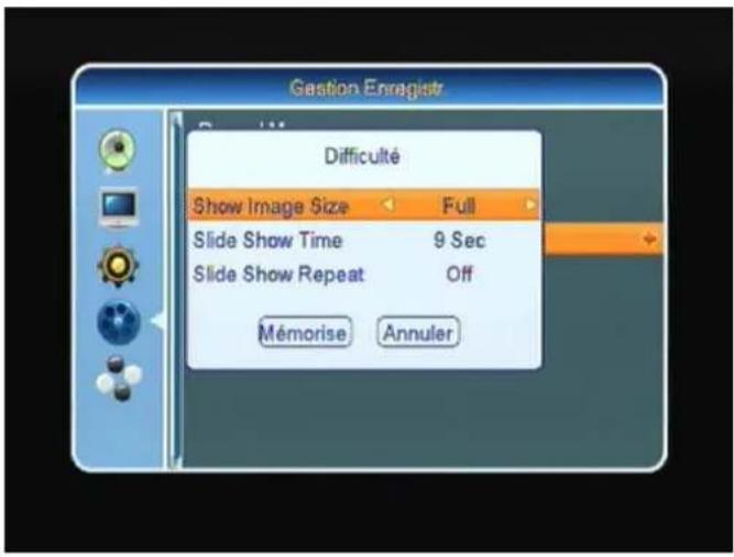 SetOne EasyOne SHD 4U - Réglages Diashow - 1