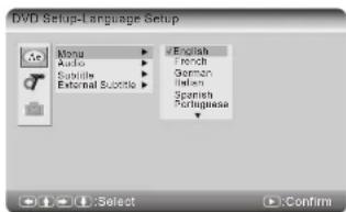 SALORA DVP 7027 DVBT - Menu - 1