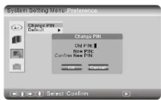 SALORA DVP 7027 DVBT - Change PIN - 1