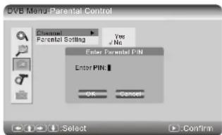 SALORA DVP 7027 DVBT - Channel Lock - 1