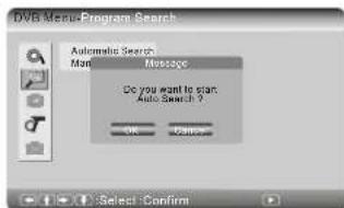 SALORA DVP 7027 DVBT - Recherche automatique - 1