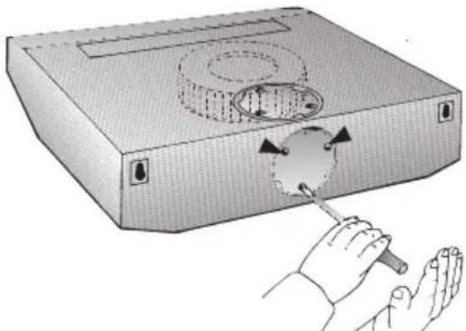SIEMENS LU10152 - Exhaust air towards the rear: - 1